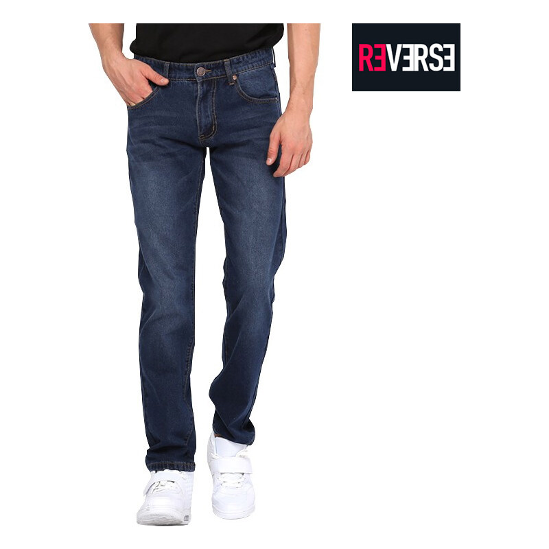 Re-Verse Regular Fit-Jeans mit Dark Stone-Waschung - W31-L32