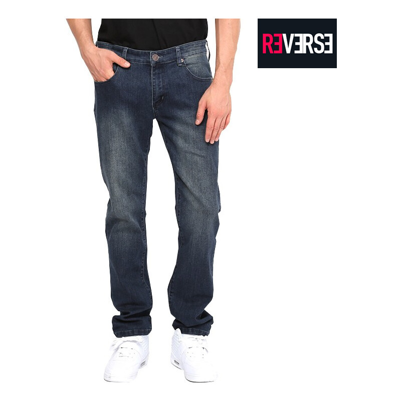 Re-Verse Comfort Fit-Jeans mit Dark Stone-Waschung - 32
