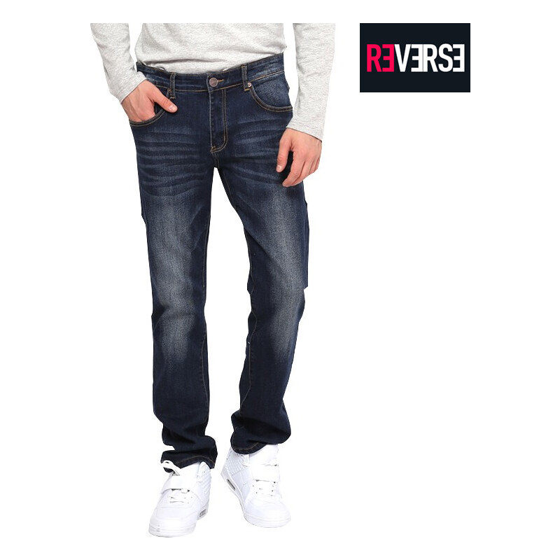 Re-Verse Comfort Fit-Jeans mit dunkler Waschung - 33