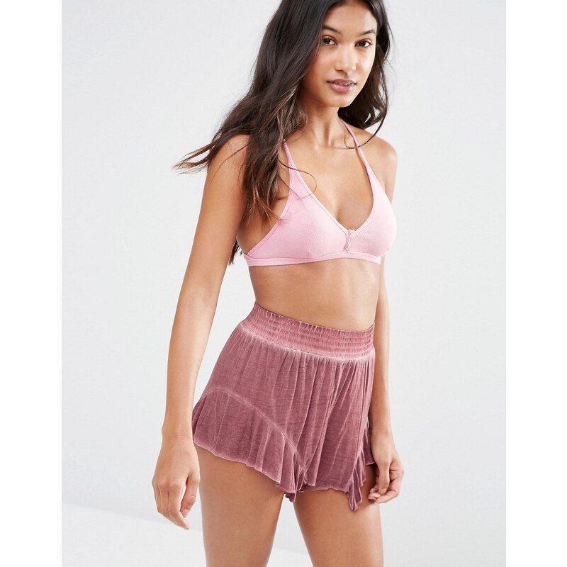 Free People - Connor - Gerippter Bustier - Rosa