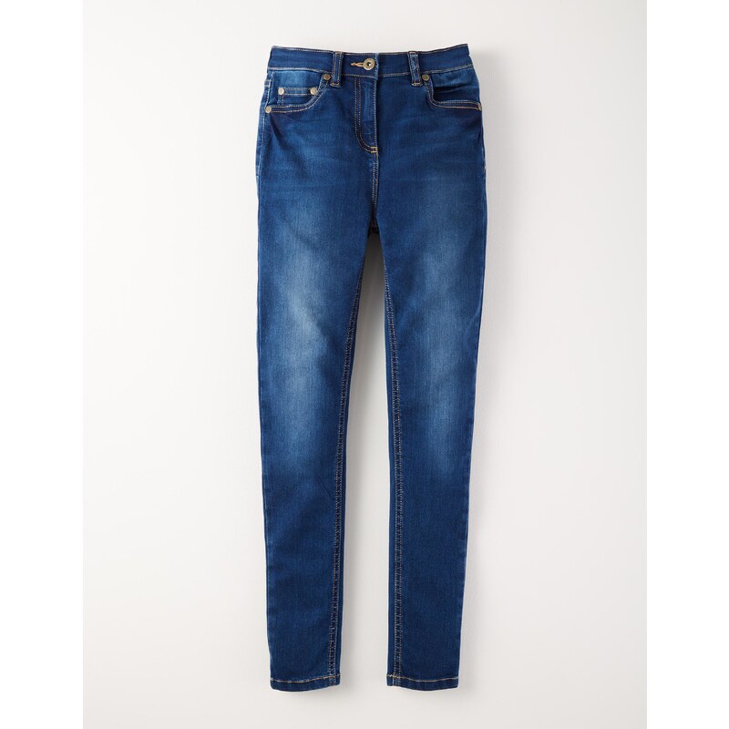 Superstretch-Jeans mit mittelhoher Taille Vintage Denim Mädchen Boden