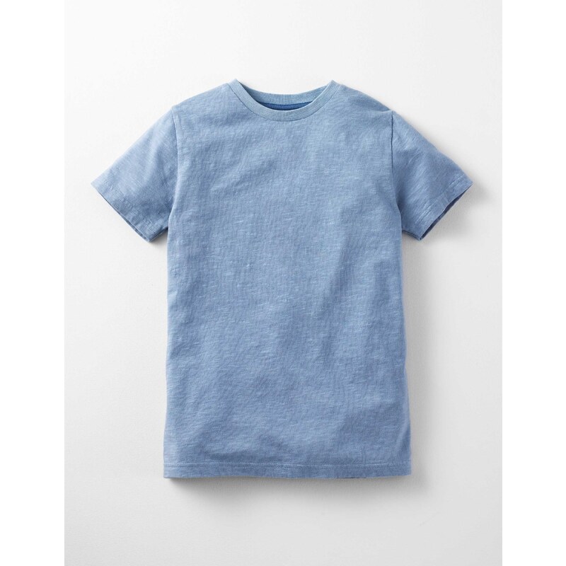 Vorgewaschenes genopptes T-Shirt Hellblau Jungen Boden