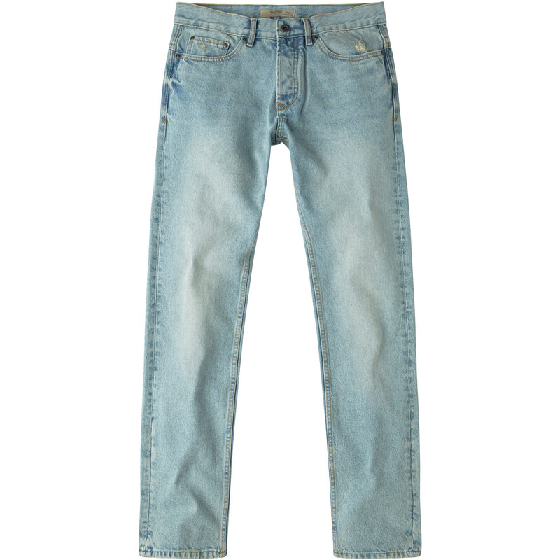 MANGO MAN Straight Fit-Jeans Mit Vintage-Waschung Brett