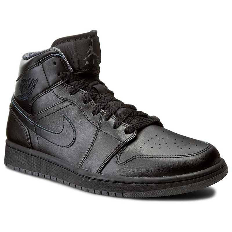 Schuhe NIKE - Air Jordan 1 Mid 554724 021 Black/Black/Dark Grey