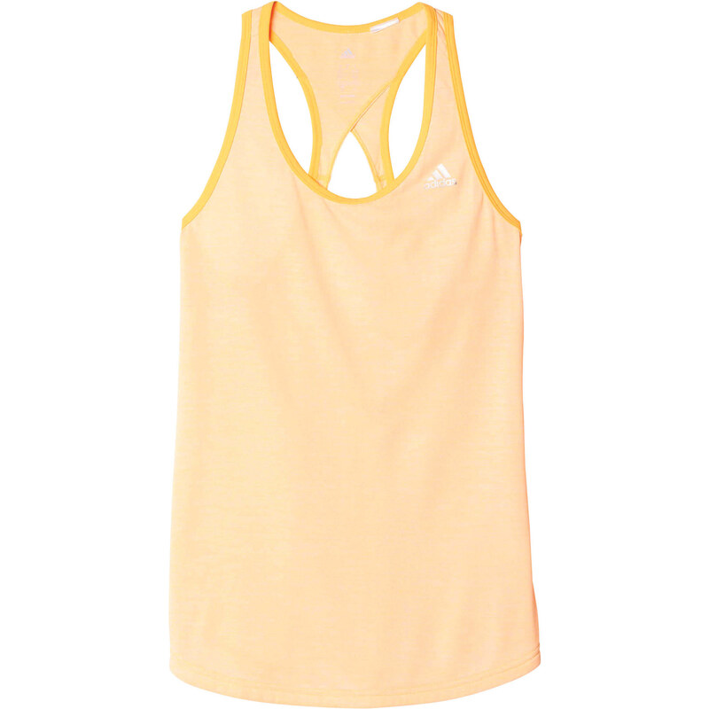 adidas Performance: Damen Trainingsshirt / Tank Top Keyhole Tank, gelb, verfügbar in Größe M,L,S