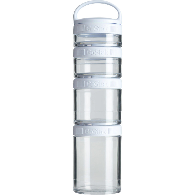 Blender Bottle: Vorratsbehälter GoStak Starter 4PAK für BlenderBottle Trinkflaschen, weiss