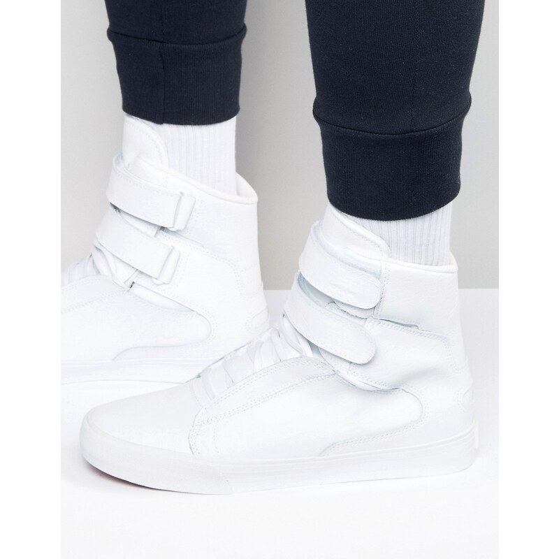 Supra Society - Klassische hohe Sneaker - Weiß