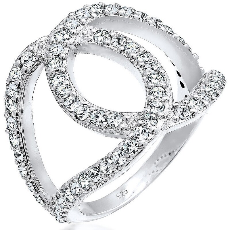 Elli Ring mit Swarovski® Kristallen, »Love-Knots 0602510216«