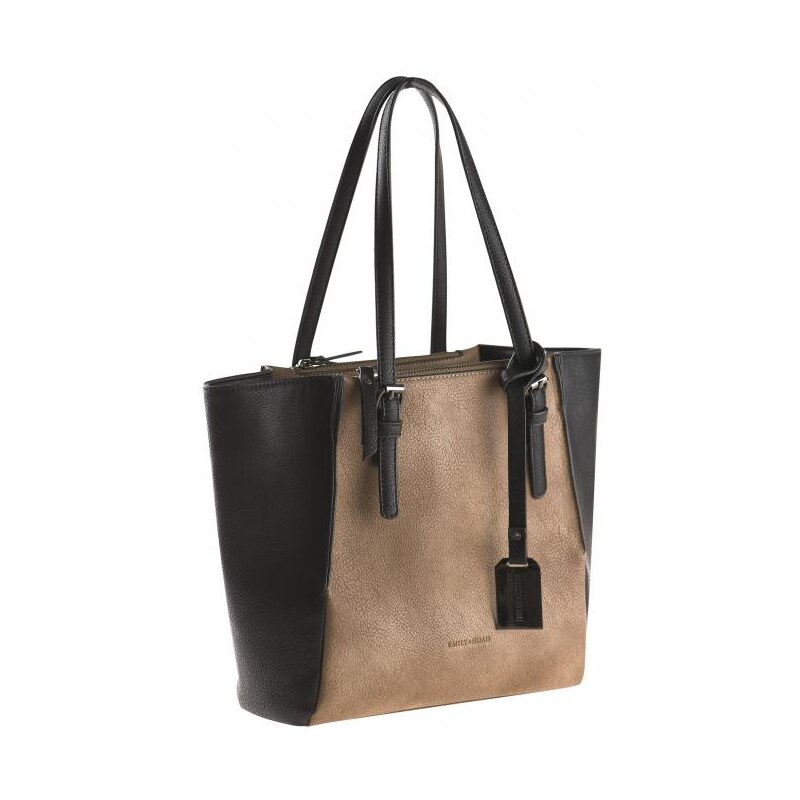 Michèle Boyard Damen Shopper Handtasche schwarz aus Kunstleder