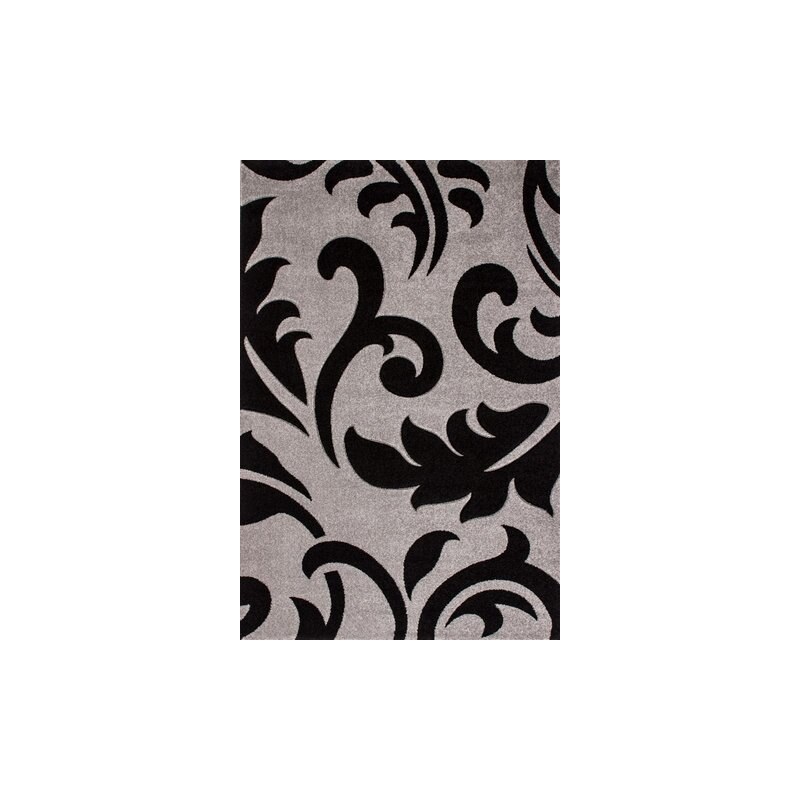 Teppich Havanna 415 handgearbeiteter Konturenschnitt gewebt LALEE silberfarben 2 (B/L: 80x150 cm),3 (B/L: 120x170 cm),7 (B/L: 240x330 cm)