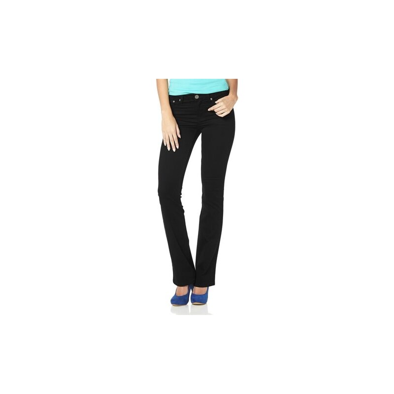 Arizona Damen Bootcut-Jeans Super-Stretch schwarz 34,36,38,40,44,46,48