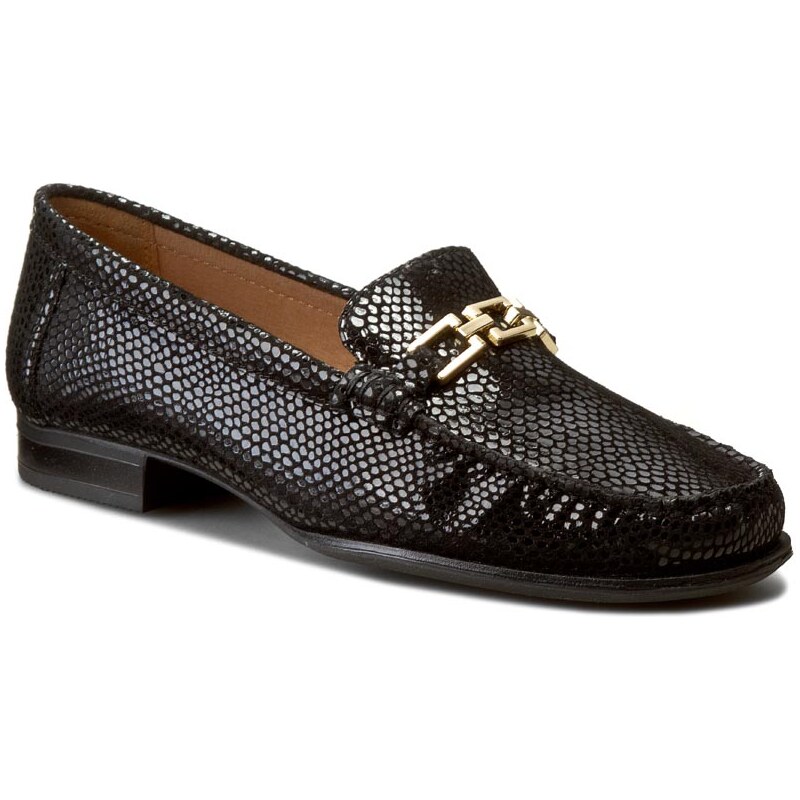Lords Schuhe CAPRICE - 9-24201-27 Black Sue Rept 034
