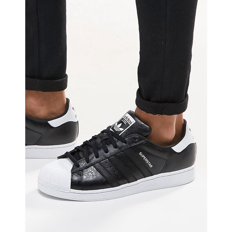 adidas Originals - Superstar - Schwarze Sneaker B42617 - Schwarz