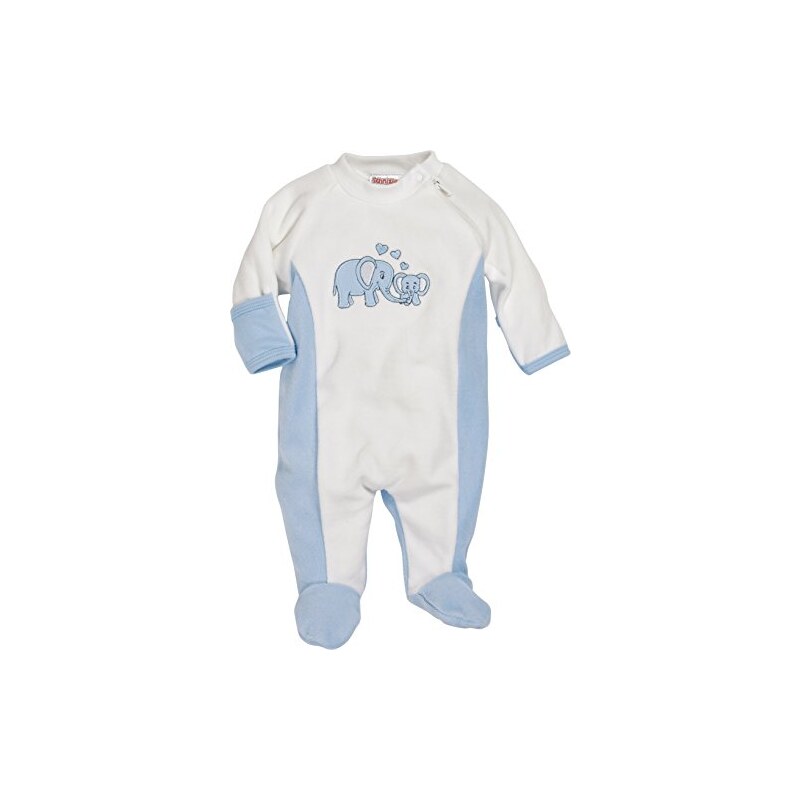 Schnizler Unisex Baby Schlafstrampler Nicki Schlafanzug Elefant, Frühchen, Oeko-tex Standard 100