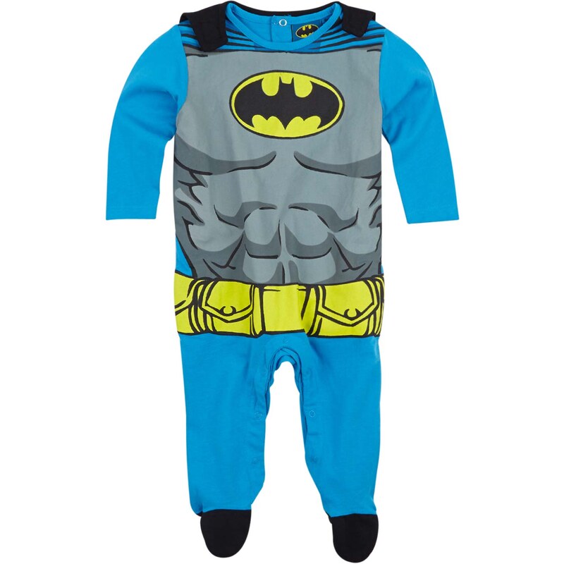 Batman Jumpsuit blau in Größe 62 für Jungen aus 100% Baumwolle
