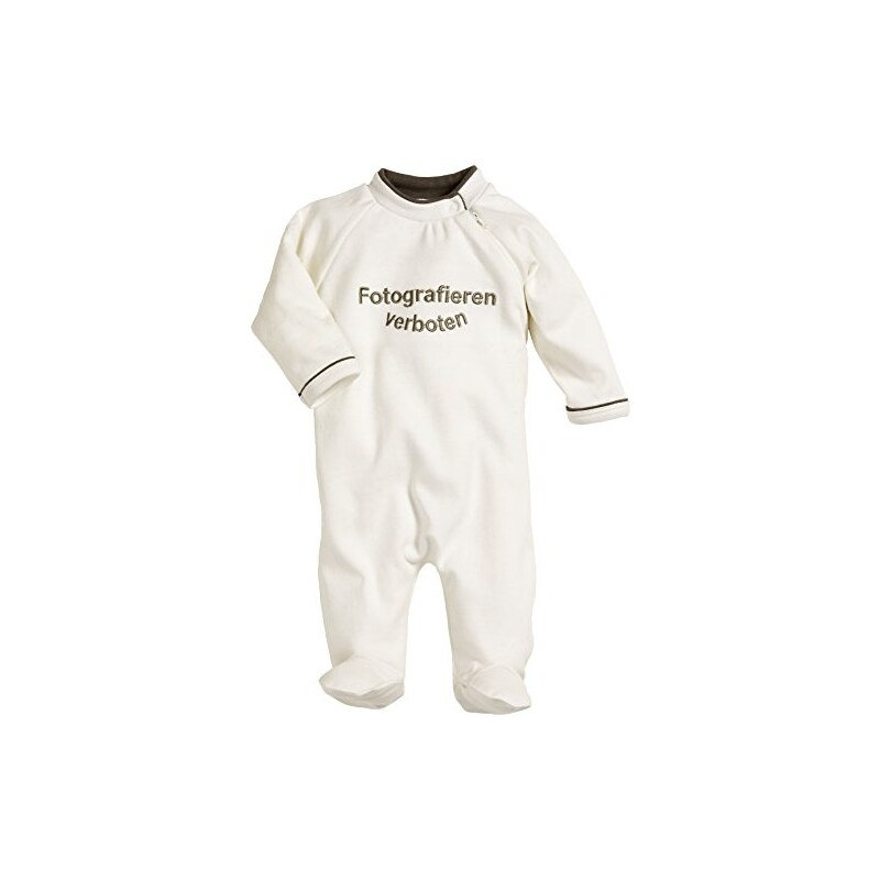 Schnizler Unisex Baby Schlafstrampler Schlafanzug mit Spruch: Fotografieren Verboten, Oeko-tex Standard 100