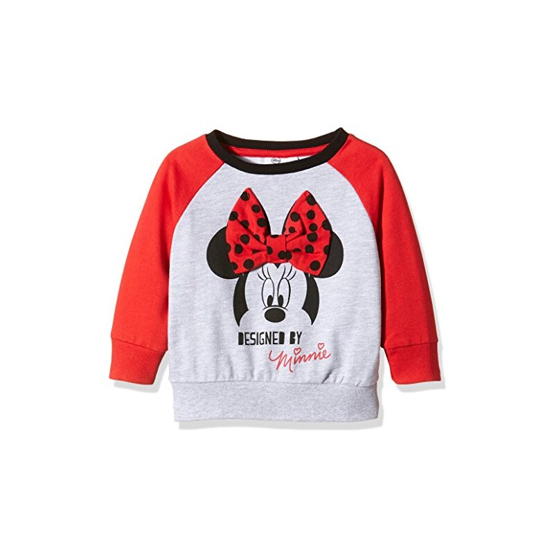 Minnie Mädchen Sweatshirt Raglan Sweatershirt