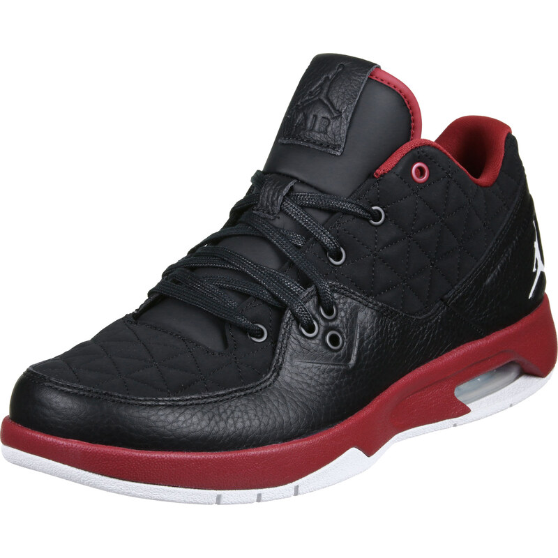 Jordan Clutch Schuhe black/white/red