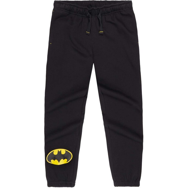 Batman Jogginghose schwarz in Größe 104 für Jungen aus 80% Baumwolle 20% Polyester
