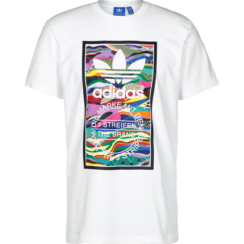 adidas Color Pattern Tongue Label T-Shirt white
