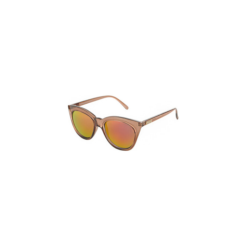 Le Specs Halfmoon Magic Sonnenbrille tan w pink