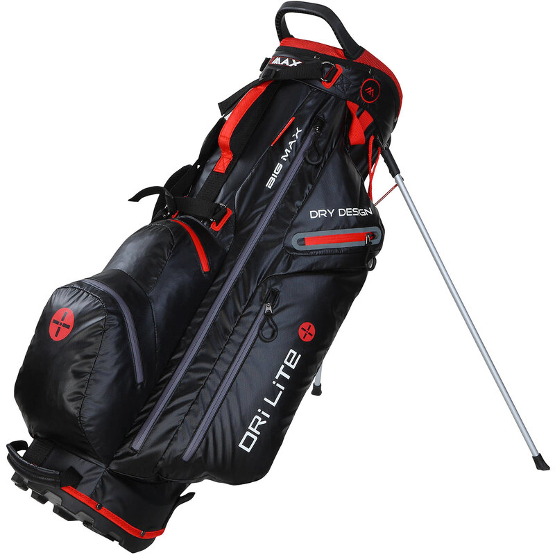 Big Max: Golfbag Carrybag Dri Lite Stand Bag, schwarz