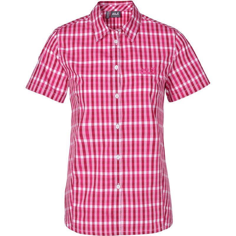 Jack Wolfskin: Damen Wanderbluse / Outdoor-Bluse River Shirt Women, pink, verfügbar in Größe XS,S,M