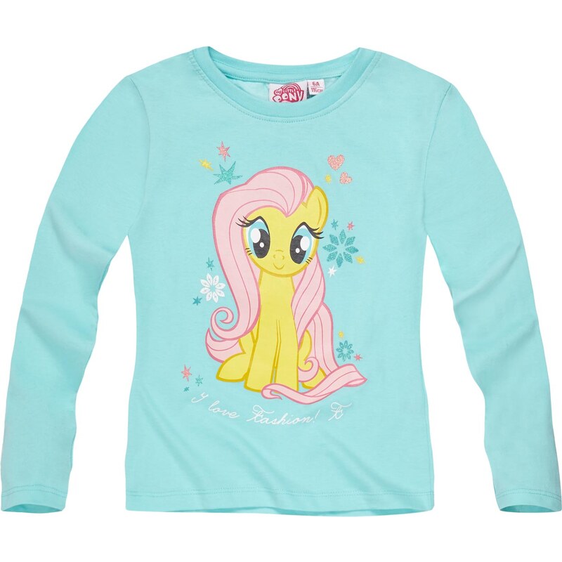 My Little Pony Langarmshirt türkis in Größe 104 für Mädchen aus 100% Baumwolle