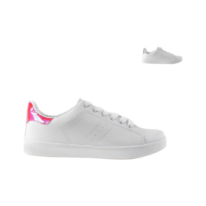 Lesara Sneaker mit Glanz-Highlights - Pink - 39