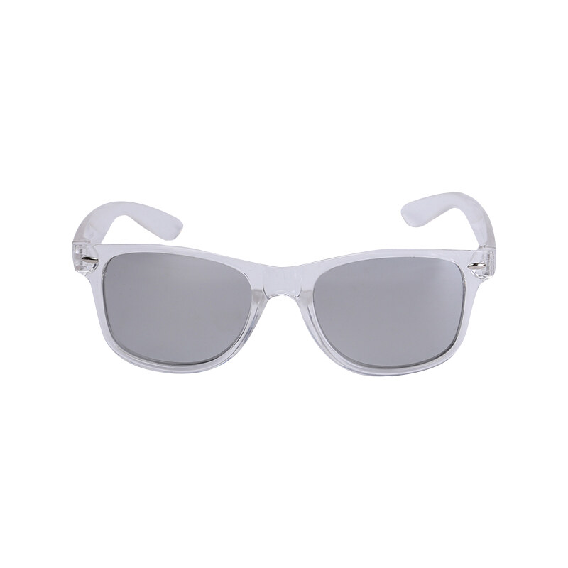 Lesara Sonnenbrille im Retro-Look - Transparent