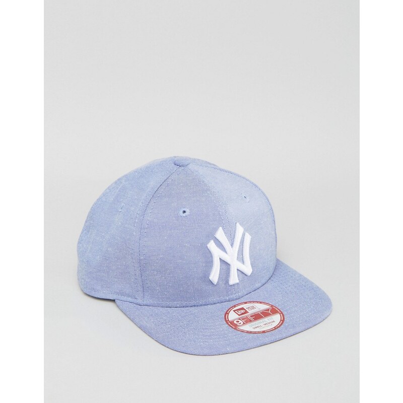 New Era - 9Fifty NY Yankees Oxford - Snapback-Kappe - Blau