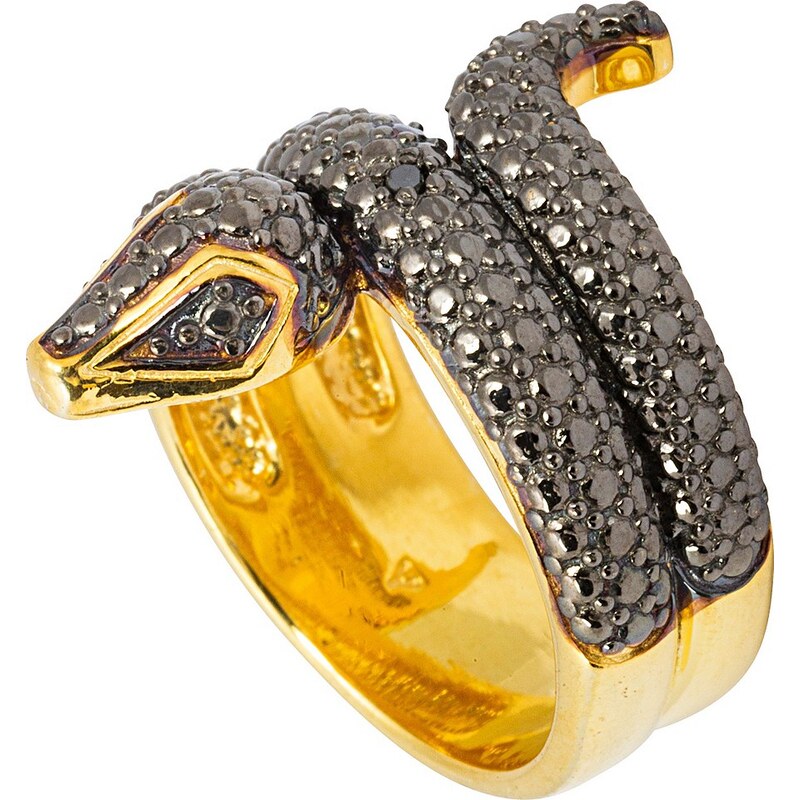 vivance jewels Ring mit Diamant, »Schlange«