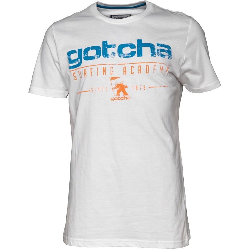 Gotcha Herren Surf Academy T-Shirt Weiß