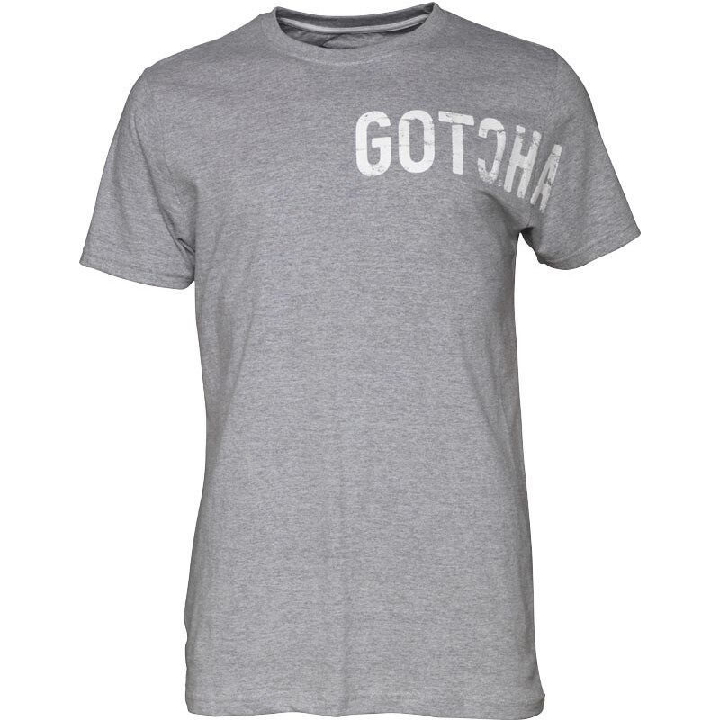 Gotcha Herren Logo T-Shirt Grau