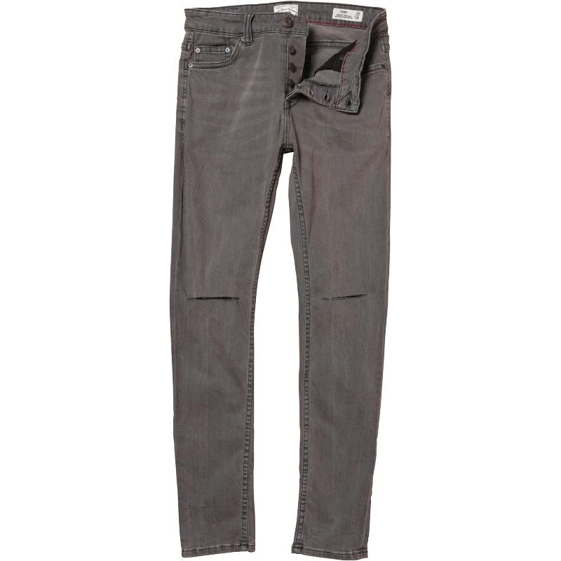 ONLY & SONS Herren Wrap Jeans in Slim Passform Grau