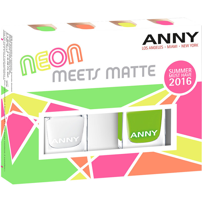 Anny Nr. 21 Neon Meets Matte Nagellack Set 12 ml