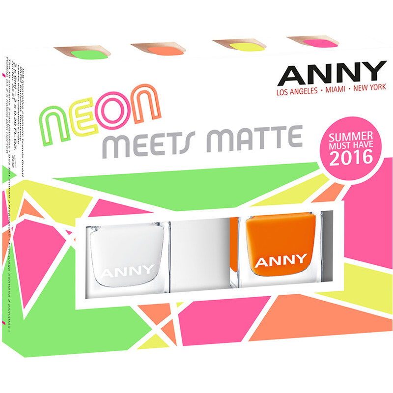 Anny Nr. 19 Neon Meets Matte Nagellack Set 12 ml