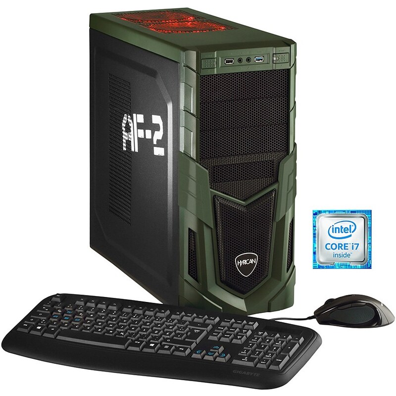 Hyrican Gaming PC Intel® i7-6700, 16GB, HDD + SSD, GeForce® GTX 1060 »Military Gaming 5164«