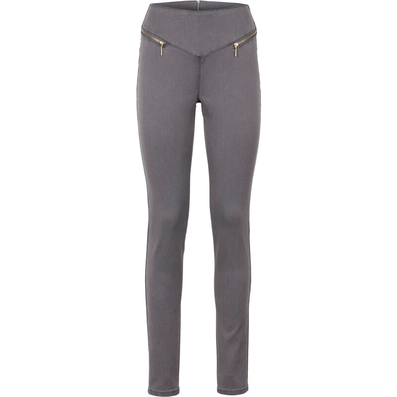 BODYFLIRT Stretch-Jeans in grau für Damen von bonprix