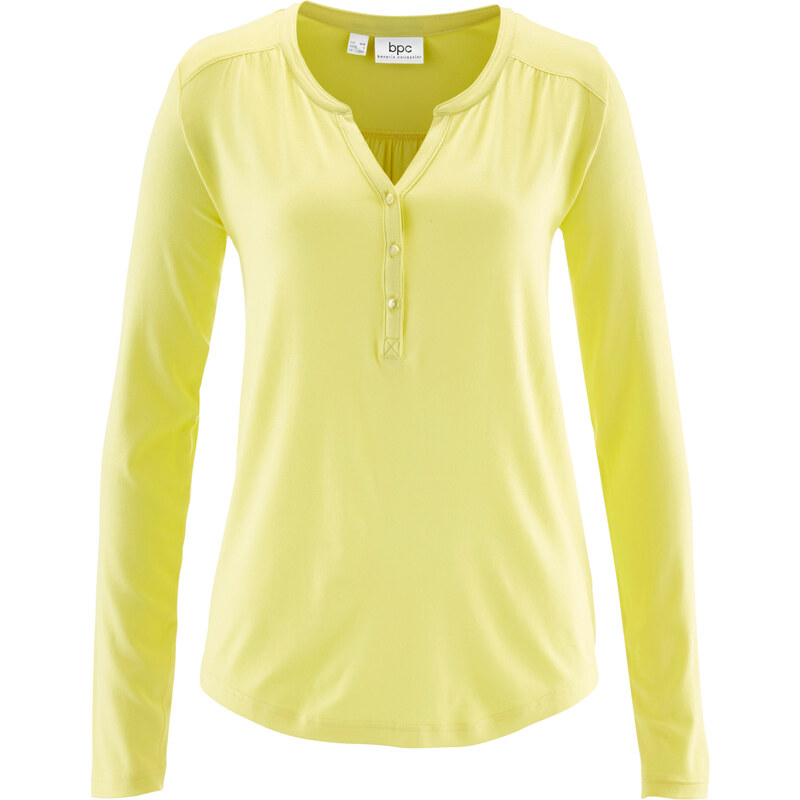 bpc bonprix collection Jerseyshirt langarm in gelb für Damen von bonprix