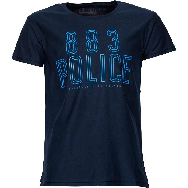 883 Police Herren Selby T-Shirt Blau