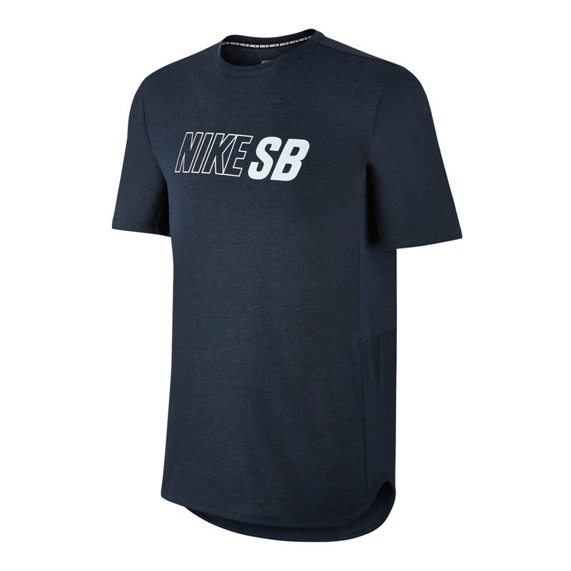 NIKE Skyline Shirt blau (OBHTHR/WHITE)