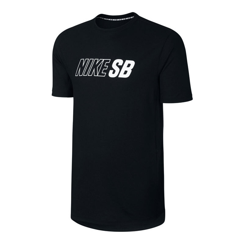 NIKE Skyline Shirt schwarz (BLACK/WHITE)