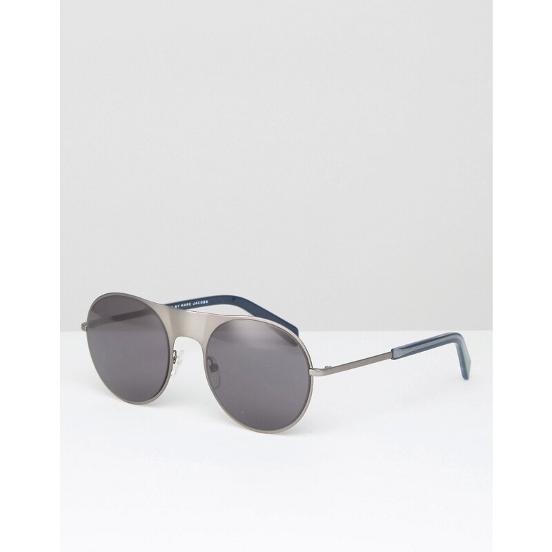Marc By Marc Jacobs - Runde Sonnenbrille in Silber - Silber