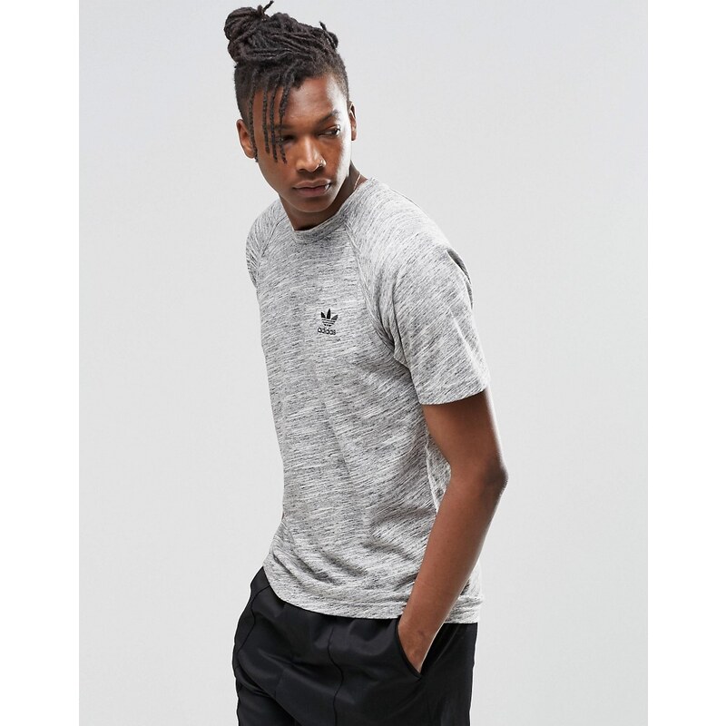 adidas Originals - AZ1609 - Hochwertiges T-Shirt mit Logo - Grau
