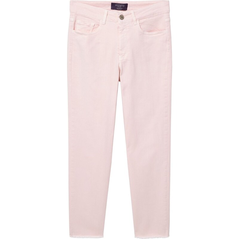 Violeta by Mango Arena - Jeans mit geradem Schnitt - rosa