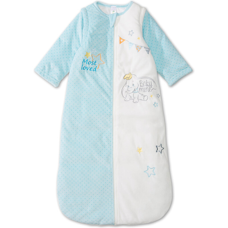 C&A Baby Gefütterter Baby-Schlafsack in weiß / Blau