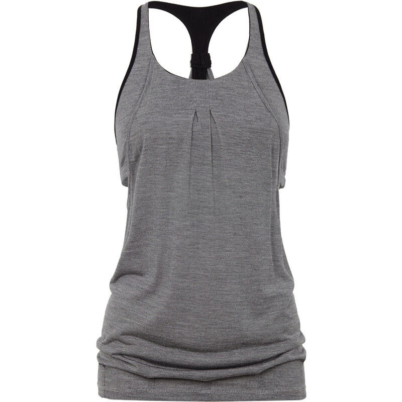 Mandala: Damen Yoga-Shirt / Tank Top, grau, verfügbar in Größe L