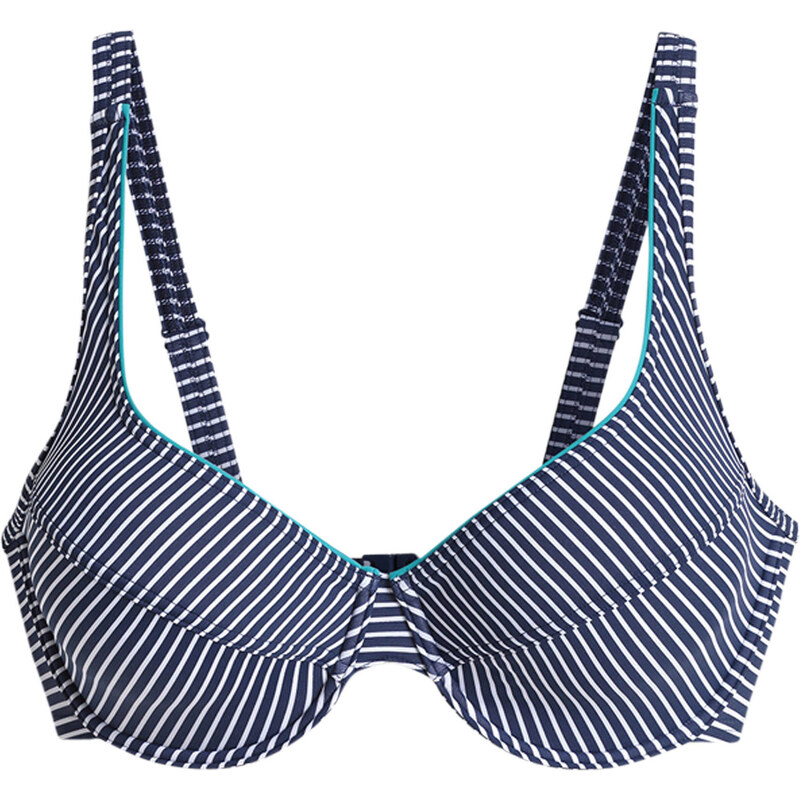 Esprit: Damen Bikini Oberteil Beach Top with Wire, blau, verfügbar in Größe 36E