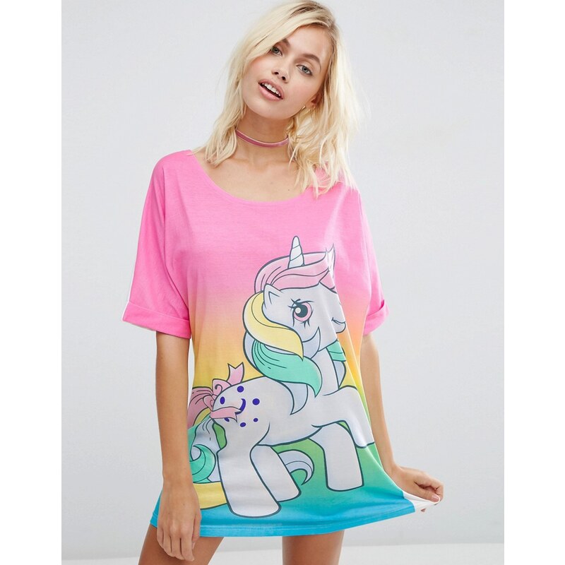 ASOS - My Little Pony - Bedrucktes Oversize-T-Shirt - Mehrfarbig